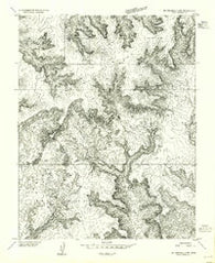 Mt Pennell 2 NW Utah Historical topographic map, 1:24000 scale, 7.5 X 7.5 Minute, Year 1953