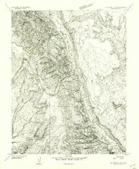 Mt Pennell 3 NW Utah Historical topographic map, 1:24000 scale, 7.5 X 7.5 Minute, Year 1953