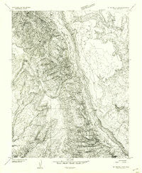 Mt Pennell 3 NW Utah Historical topographic map, 1:24000 scale, 7.5 X 7.5 Minute, Year 1953