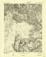 Mt Pennell 4 NE Utah Historical topographic map, 1:24000 scale, 7.5 X 7.5 Minute, Year 1953