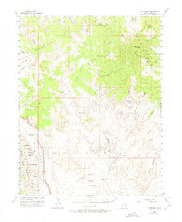 Mt Pennell Utah Historical topographic map, 1:62500 scale, 15 X 15 Minute, Year 1953