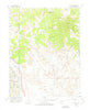 Mt Pennell Utah Historical topographic map, 1:62500 scale, 15 X 15 Minute, Year 1953