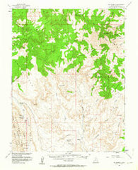 Mt Pennell Utah Historical topographic map, 1:62500 scale, 15 X 15 Minute, Year 1953