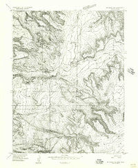 Mt. Waas 1 NE Utah Historical topographic map, 1:24000 scale, 7.5 X 7.5 Minute, Year 1954