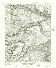 Mt. Waas 1 SE Utah Historical topographic map, 1:24000 scale, 7.5 X 7.5 Minute, Year 1954