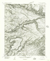 Mt. Waas 1 SE Utah Historical topographic map, 1:24000 scale, 7.5 X 7.5 Minute, Year 1954