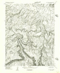Mt. Waas 2 SE Utah Historical topographic map, 1:24000 scale, 7.5 X 7.5 Minute, Year 1955