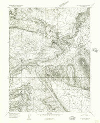 Mt. Waas 3 NW Utah Historical topographic map, 1:24000 scale, 7.5 X 7.5 Minute, Year 1954