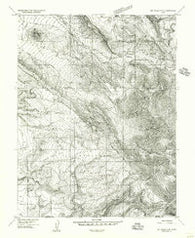 Mt. Waas 3 SE Utah Historical topographic map, 1:24000 scale, 7.5 X 7.5 Minute, Year 1954