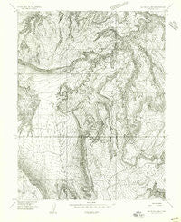 Mt. Waas 4 NW Utah Historical topographic map, 1:24000 scale, 7.5 X 7.5 Minute, Year 1954
