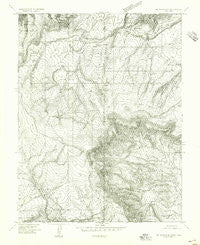 Mt. Waas 4 SE Colorado Historical topographic map, 1:24000 scale, 7.5 X 7.5 Minute, Year 1954