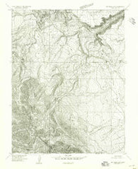 Mt. Waas 4 SW Utah Historical topographic map, 1:24000 scale, 7.5 X 7.5 Minute, Year 1954