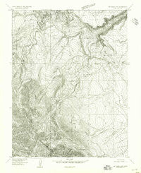 Mt. Waas 4 SW Utah Historical topographic map, 1:24000 scale, 7.5 X 7.5 Minute, Year 1954
