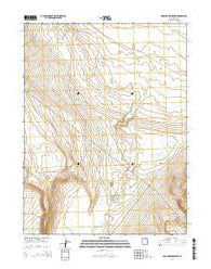Mud Lake Reservoir Utah Current topographic map, 1:24000 scale, 7.5 X 7.5 Minute, Year 2014