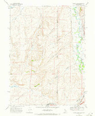 Murphy Ridge Utah Historical topographic map, 1:24000 scale, 7.5 X 7.5 Minute, Year 1968