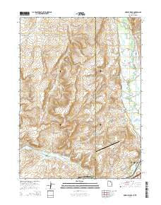 Murphy Ridge Utah Current topographic map, 1:24000 scale, 7.5 X 7.5 Minute, Year 2014