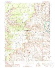 Musselman Arch Utah Historical topographic map, 1:24000 scale, 7.5 X 7.5 Minute, Year 1988