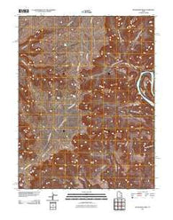 Musselman Arch Utah Historical topographic map, 1:24000 scale, 7.5 X 7.5 Minute, Year 2011