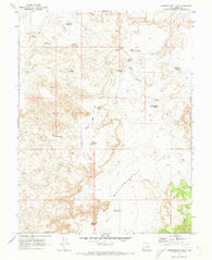 Mussentuchit Flat Utah Historical topographic map, 1:24000 scale, 7.5 X 7.5 Minute, Year 1968