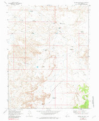 Mussentuchit Flat Utah Historical topographic map, 1:24000 scale, 7.5 X 7.5 Minute, Year 1968