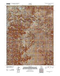 Mussentuchit Flat Utah Historical topographic map, 1:24000 scale, 7.5 X 7.5 Minute, Year 2011