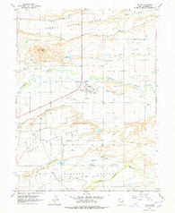 Myton Utah Historical topographic map, 1:24000 scale, 7.5 X 7.5 Minute, Year 1964