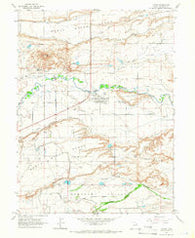 Myton Utah Historical topographic map, 1:24000 scale, 7.5 X 7.5 Minute, Year 1964