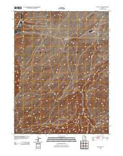 Myton SW Utah Historical topographic map, 1:24000 scale, 7.5 X 7.5 Minute, Year 2010