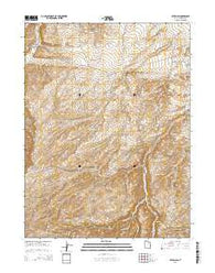 Myton SW Utah Current topographic map, 1:24000 scale, 7.5 X 7.5 Minute, Year 2014