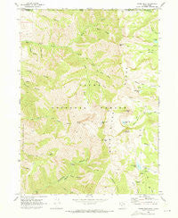 Naomi Peak Utah Historical topographic map, 1:24000 scale, 7.5 X 7.5 Minute, Year 1969