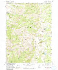 Naomi Peak Utah Historical topographic map, 1:24000 scale, 7.5 X 7.5 Minute, Year 1969