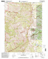 Naomi Peak Utah Historical topographic map, 1:24000 scale, 7.5 X 7.5 Minute, Year 1998