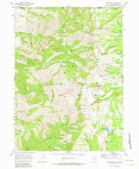 Naomi Peak Utah Historical topographic map, 1:24000 scale, 7.5 X 7.5 Minute, Year 1969