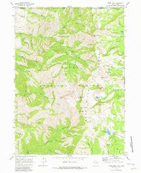 Naomi Peak Utah Historical topographic map, 1:24000 scale, 7.5 X 7.5 Minute, Year 1969