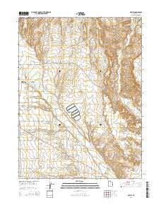 Naples Utah Current topographic map, 1:24000 scale, 7.5 X 7.5 Minute, Year 2014