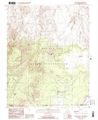 Navajo Begay Utah Historical topographic map, 1:24000 scale, 7.5 X 7.5 Minute, Year 1987