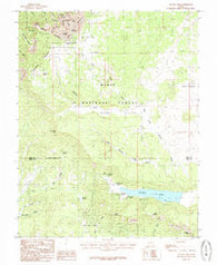 Navajo Lake Utah Historical topographic map, 1:24000 scale, 7.5 X 7.5 Minute, Year 1985