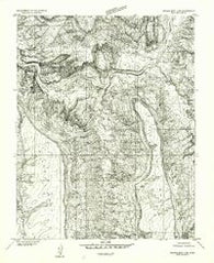 Navajo Mountain 4 NE Utah Historical topographic map, 1:24000 scale, 7.5 X 7.5 Minute, Year 1952