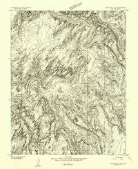 Navajo Mountain 4 NW Utah Historical topographic map, 1:24000 scale, 7.5 X 7.5 Minute, Year 1953
