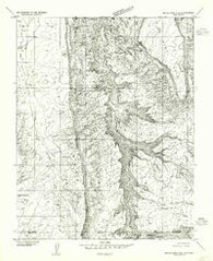 Navajo Mtn. 4 SE Utah Historical topographic map, 1:24000 scale, 7.5 X 7.5 Minute, Year 1952