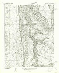 Navajo Mtn. 4 SE Utah Historical topographic map, 1:24000 scale, 7.5 X 7.5 Minute, Year 1952