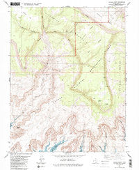 Navajo Point Utah Historical topographic map, 1:24000 scale, 7.5 X 7.5 Minute, Year 1985