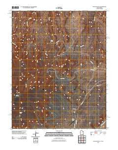 Navajo Begay Utah Historical topographic map, 1:24000 scale, 7.5 X 7.5 Minute, Year 2011