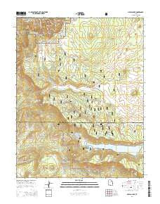 Navajo Lake Utah Current topographic map, 1:24000 scale, 7.5 X 7.5 Minute, Year 2014