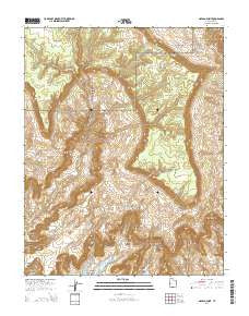 Navajo Point Utah Current topographic map, 1:24000 scale, 7.5 X 7.5 Minute, Year 2014