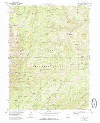 Nebo Basin Utah Historical topographic map, 1:24000 scale, 7.5 X 7.5 Minute, Year 1979