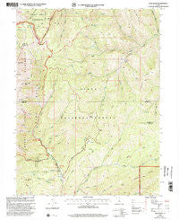 Nebo Basin Utah Historical topographic map, 1:24000 scale, 7.5 X 7.5 Minute, Year 1998