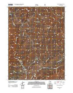 Nebo Basin Utah Historical topographic map, 1:24000 scale, 7.5 X 7.5 Minute, Year 2011