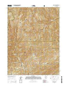 Nebo Basin Utah Current topographic map, 1:24000 scale, 7.5 X 7.5 Minute, Year 2014