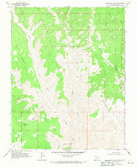 Needle Eye Point Utah Historical topographic map, 1:24000 scale, 7.5 X 7.5 Minute, Year 1968